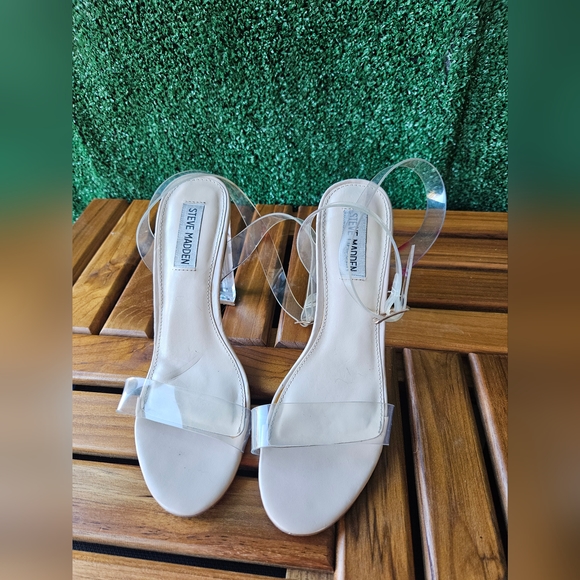 Steve Madden Shoes - Clear Steve Madden Sandals/Heels